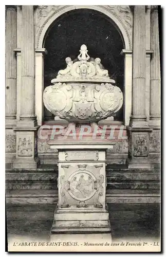 Ansichtskarte AK l'Abbaye de Saint Denis Monument du coeur de Francois I