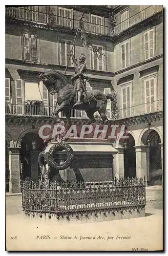 Cartes postales Paris Statue de Jeanne d'Arc