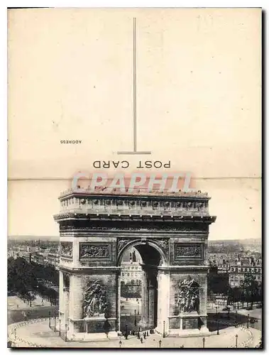 Ansichtskarte AK Souvenir pour des Americaines L'Arc de Triomphe qui abrite la tombe du Soldat inconnu