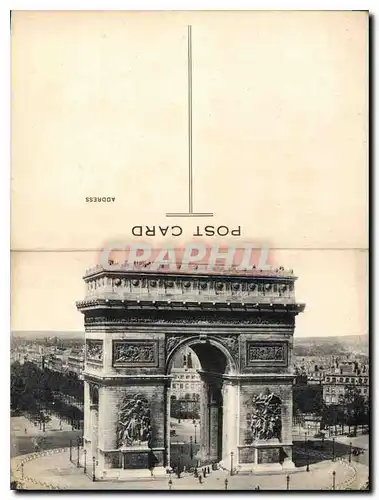 Ansichtskarte AK Souvenir pour des Americaines L'Arc de Triomphe qui abrite la tombe du Soldat inconnu