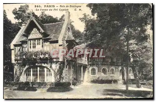 Ansichtskarte AK Paris Bois de Boulogne La Ferme du Pre Catelan