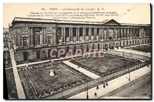 Ansichtskarte AK Paris La Colonnade du Louvre