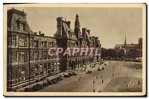 Ansichtskarte AK Paris en Flanant l'Hotel de Ville