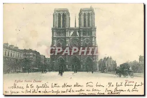 Cartes postales Paris Eglise Notre Dame