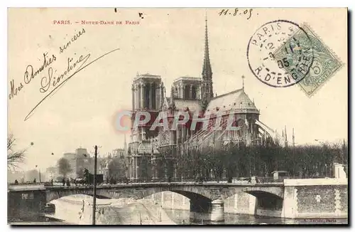 Cartes postales Paris Notre Dame du Paris