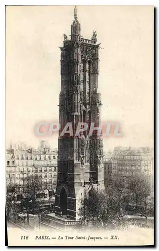 Cartes postales Paris La Tour Saint Jacques