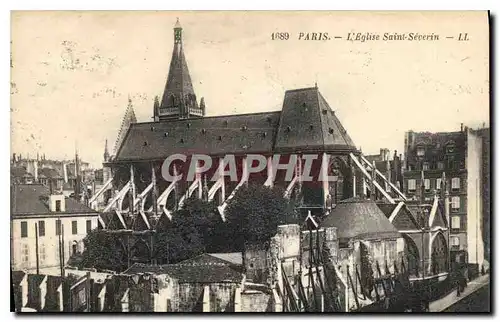 Cartes postales Paris l'Eglise Saint Severin