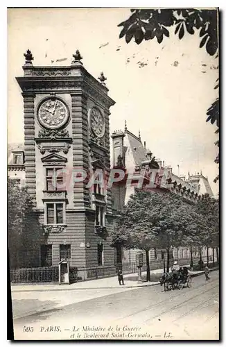 Ansichtskarte AK Paris Le Ministere de la Guerre et le Boulevard Saint Germain