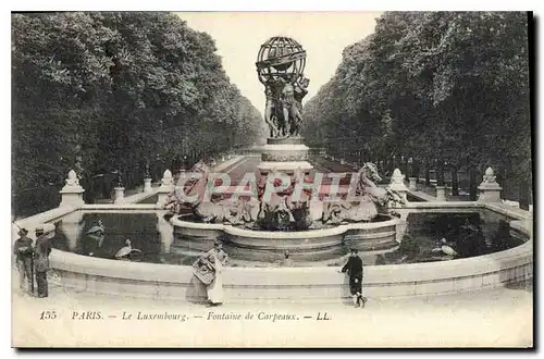 Ansichtskarte AK Paris Le Luxembourg Fontaine de Carpeaux