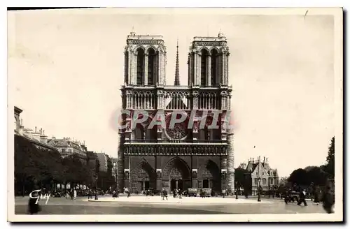 Ansichtskarte AK Paris et ses Marveilles Parvis de Notre Dame