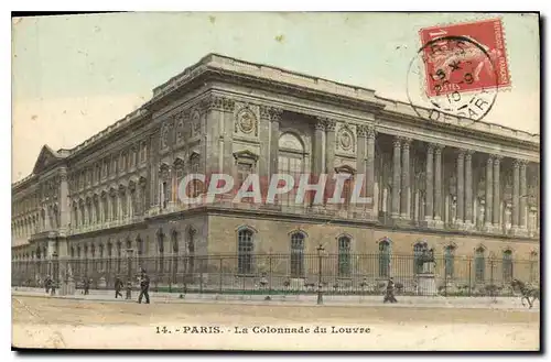 Ansichtskarte AK Paris La Colonnade du Louvre