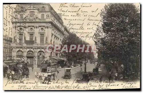 Cartes postales Paris Le Renaissance et le Boulevard Marlin