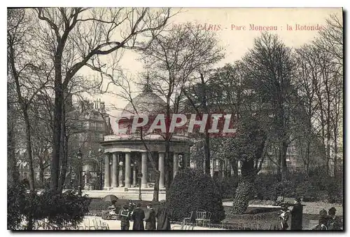 Cartes postales Paris Parc Monceau La Rotonde