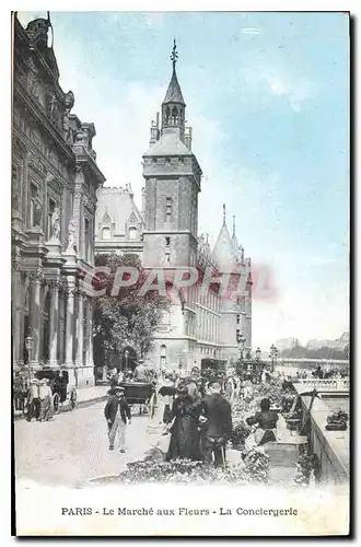 Ansichtskarte AK Paris Le Marche aux Fleurs La Conciergerie