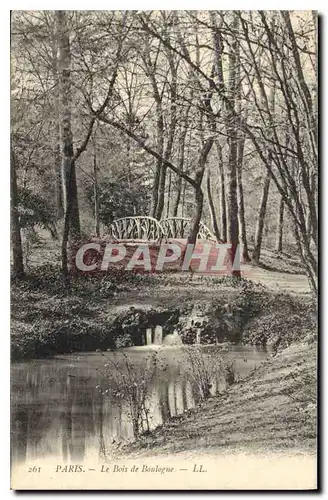 Cartes postales Paris Le Bois de Boulogne