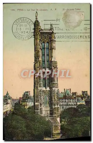 Cartes postales Paris Le Tour St Jacques