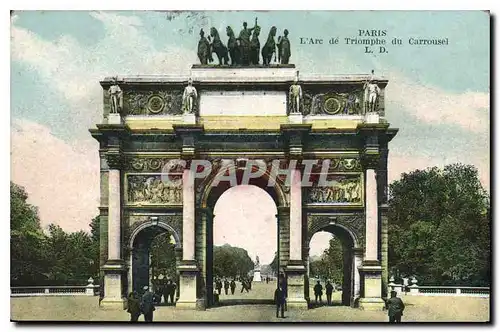 Cartes postales Paris l'Arc de Triomphe du Carrousel