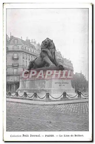 Cartes postales Paris Le Lion de Belfort