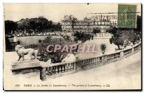 Cartes postales Paris Le Jardin du Luxembourg