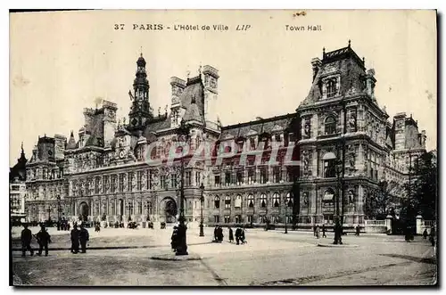 Cartes postales Paris L'Hotel de Ville