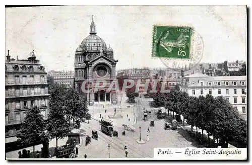 Cartes postales Paris Eglise Saint Augustin