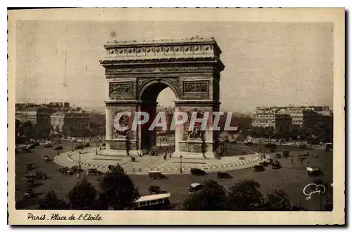 Cartes postales Paris Place de l'Etoile