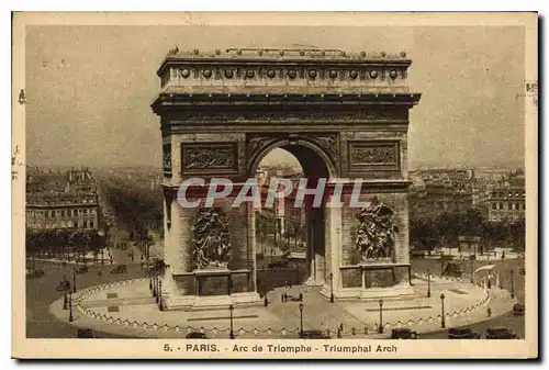 Cartes postales Paris Arc de Triomphe