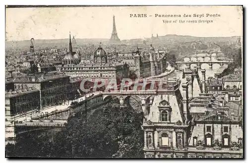 Cartes postales Paris Panorama des Sept Ponts