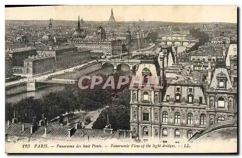 Ansichtskarte AK Paris Panorama des huit Ponts