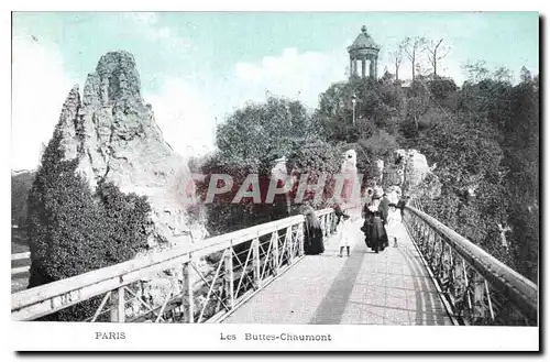 Cartes postales Paris Les Buttes Chaumont