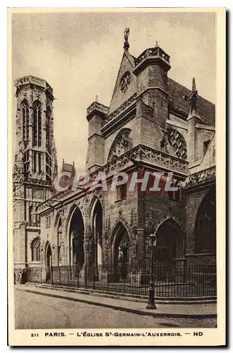 Cartes postales Paris L'Eglise St Germain L'Auxerrois