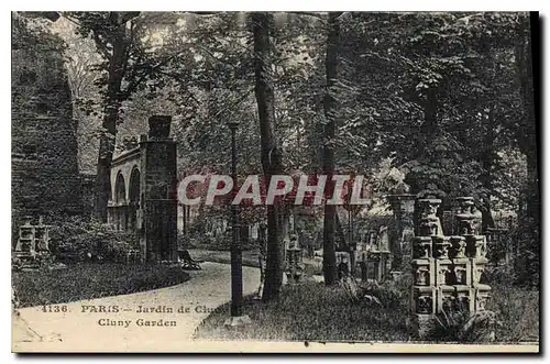 Ansichtskarte AK Paris Jardin de Cluny