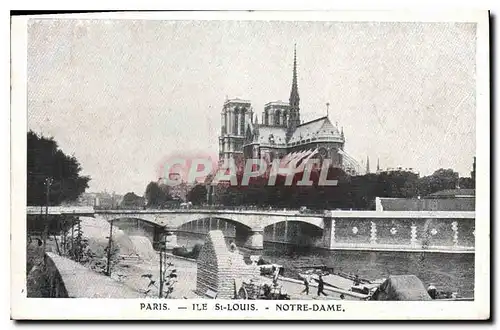 Ansichtskarte AK Paris Ile St Louis Notre Dame