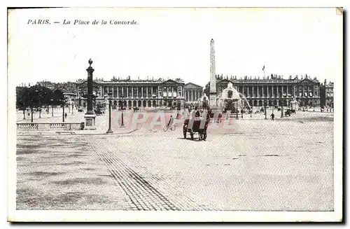 Cartes postales Paris La Place de la Concorde