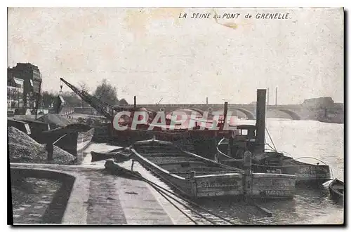 Cartes postales La Seine au Pont de Grenelle