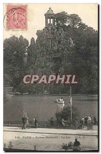 Ansichtskarte AK Paris Buttes Chaumont Le Lac