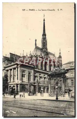 Cartes postales Paris La Sainte Chapelle