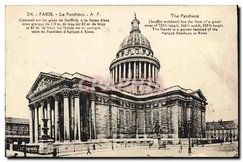 Cartes postales Paris Le Pantheon