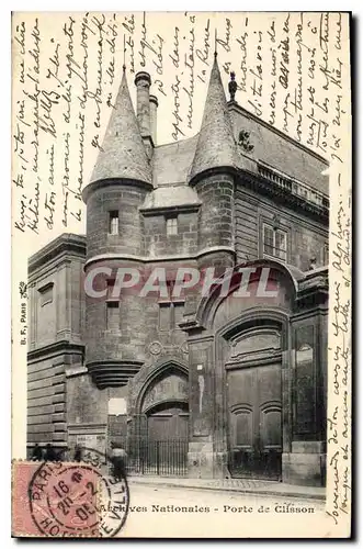 Cartes postales Archives Nationales Porte de Clisson Paris