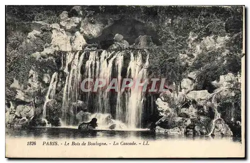 Ansichtskarte AK Paris Le Bois de Boulogne La Cascade