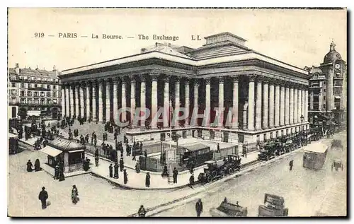 Cartes postales Paris La Bourse