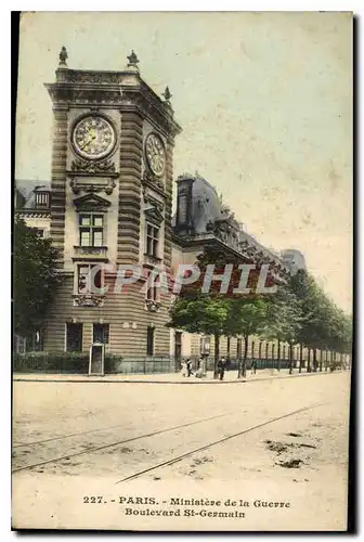 Ansichtskarte AK Paris Ministere de la Guerre Boulevard St Germain