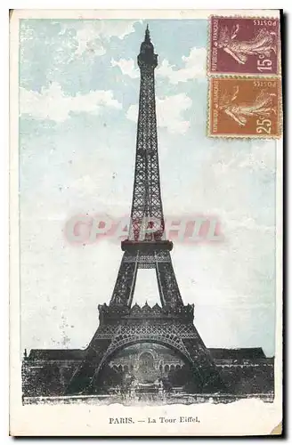 Cartes postales Paris La Tour Eiffel