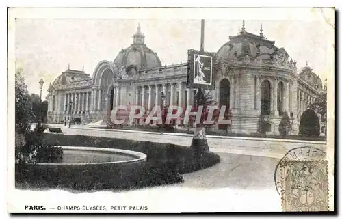 Cartes postales Paris Champs Elysees Petit Palais