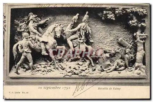 Cartes postales 20 Septembre 1792 Bataille de Valmy
