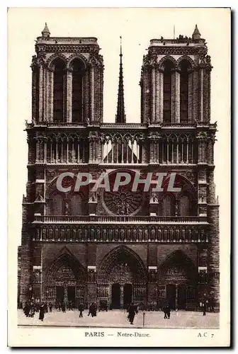 Cartes postales Paris Notre Dame