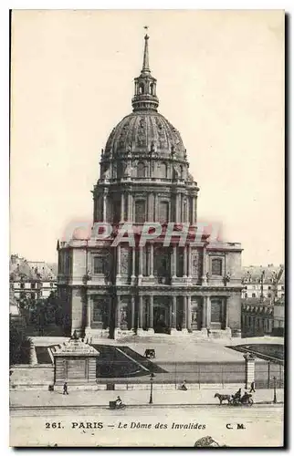 Ansichtskarte AK Paris Le Dome des Invalides