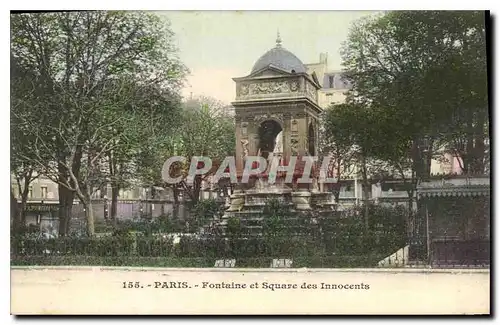 Ansichtskarte AK Paris Fontaine et Square des Innocents