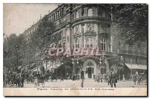 Cartes postales Paris Theatre du Vaudeville