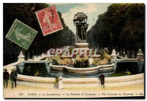 Ansichtskarte AK Paris Le Luxembourg La Fontaine de Carpeaux